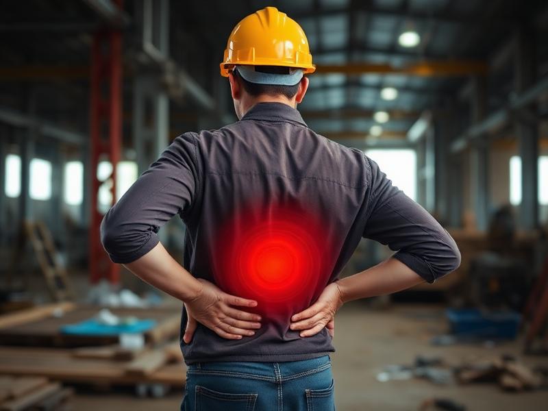 Quiropráctico atendiendo a un trabajador lesionado bajo compensación laboral en Aurora, CO